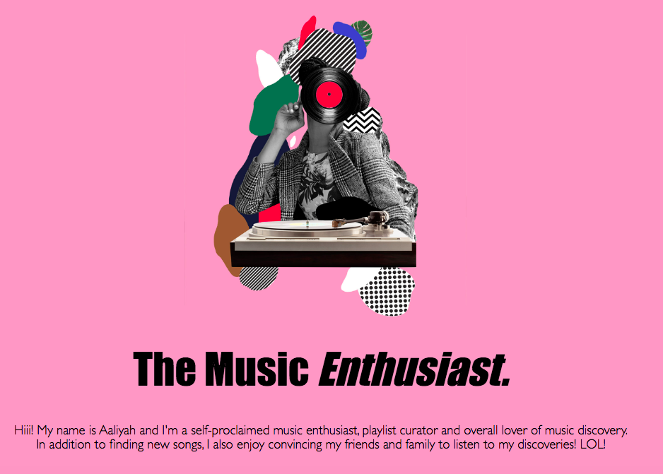 Music enthusiast project